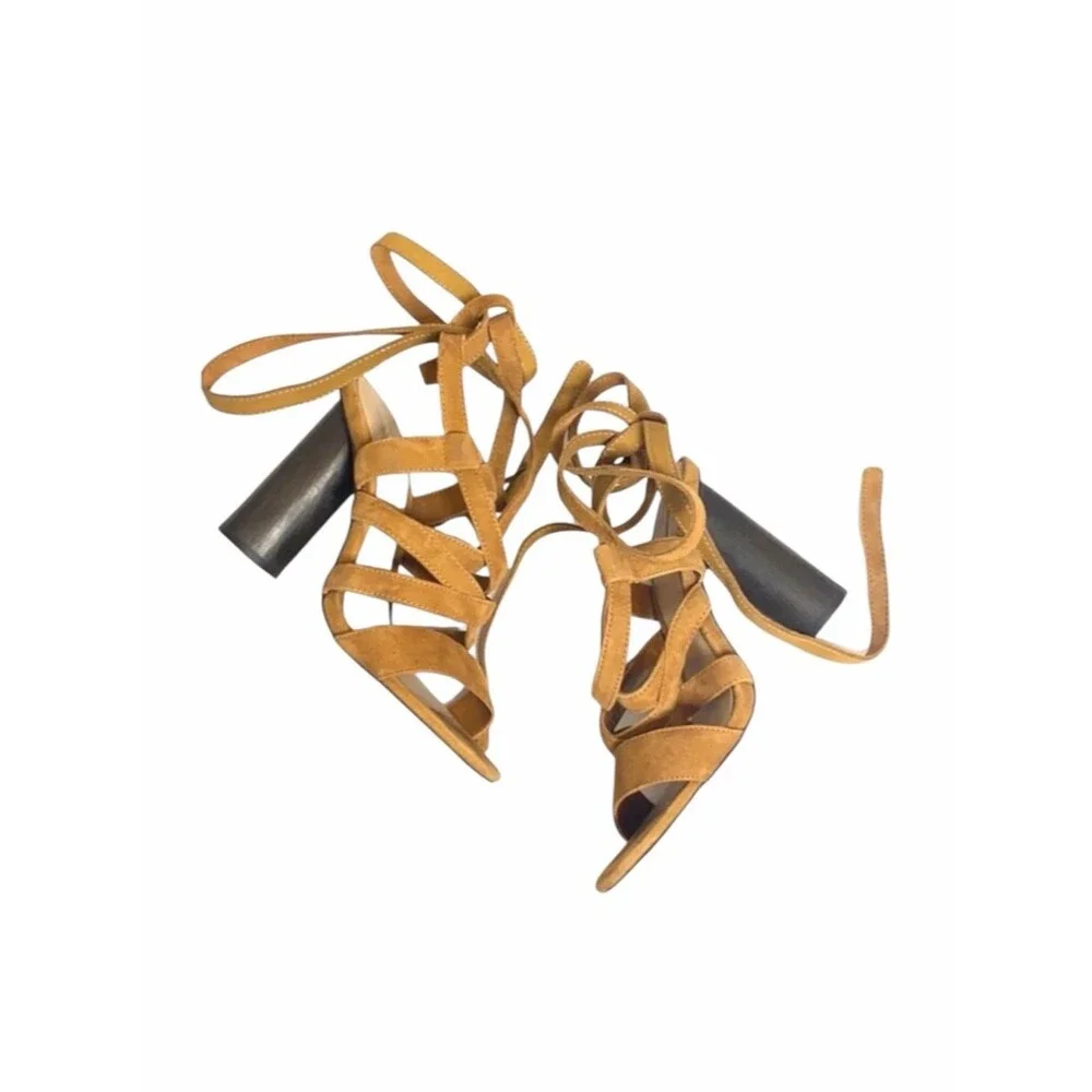 Aldo Suede Strappy Heels Size 7